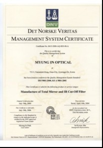 DNV Management System Certificate